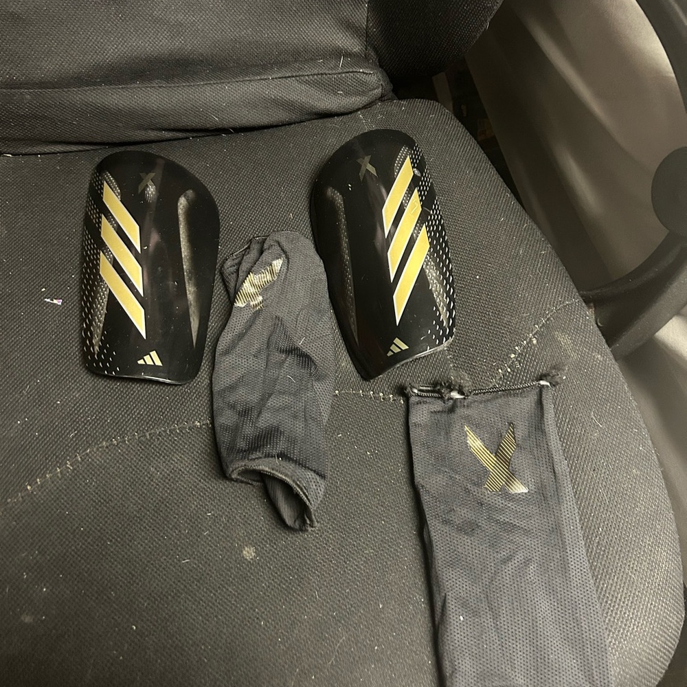 Adidas Gray Shin Guards